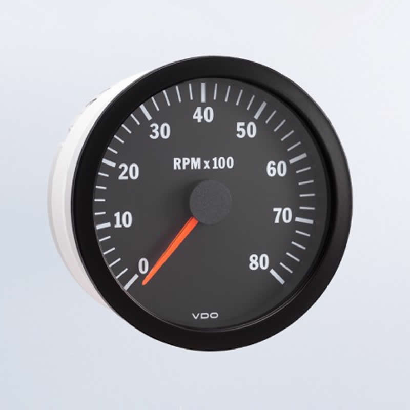 VDO Cockpit Vision Tachometer 8000 RPM 100mm 12V gauge